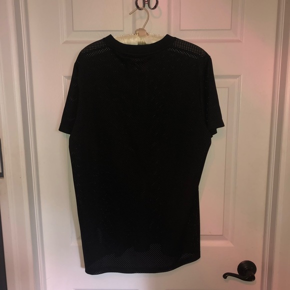 Oversized Fila fishnet mesh T-shirt / bathing suit cover / dress - Picture 3 of 3